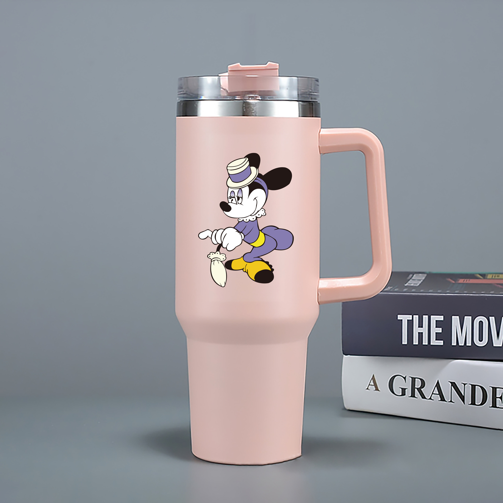 （画像用） ミッキーマウス Mickey Mouse 1200mL車用タンブラー（カラープリント）